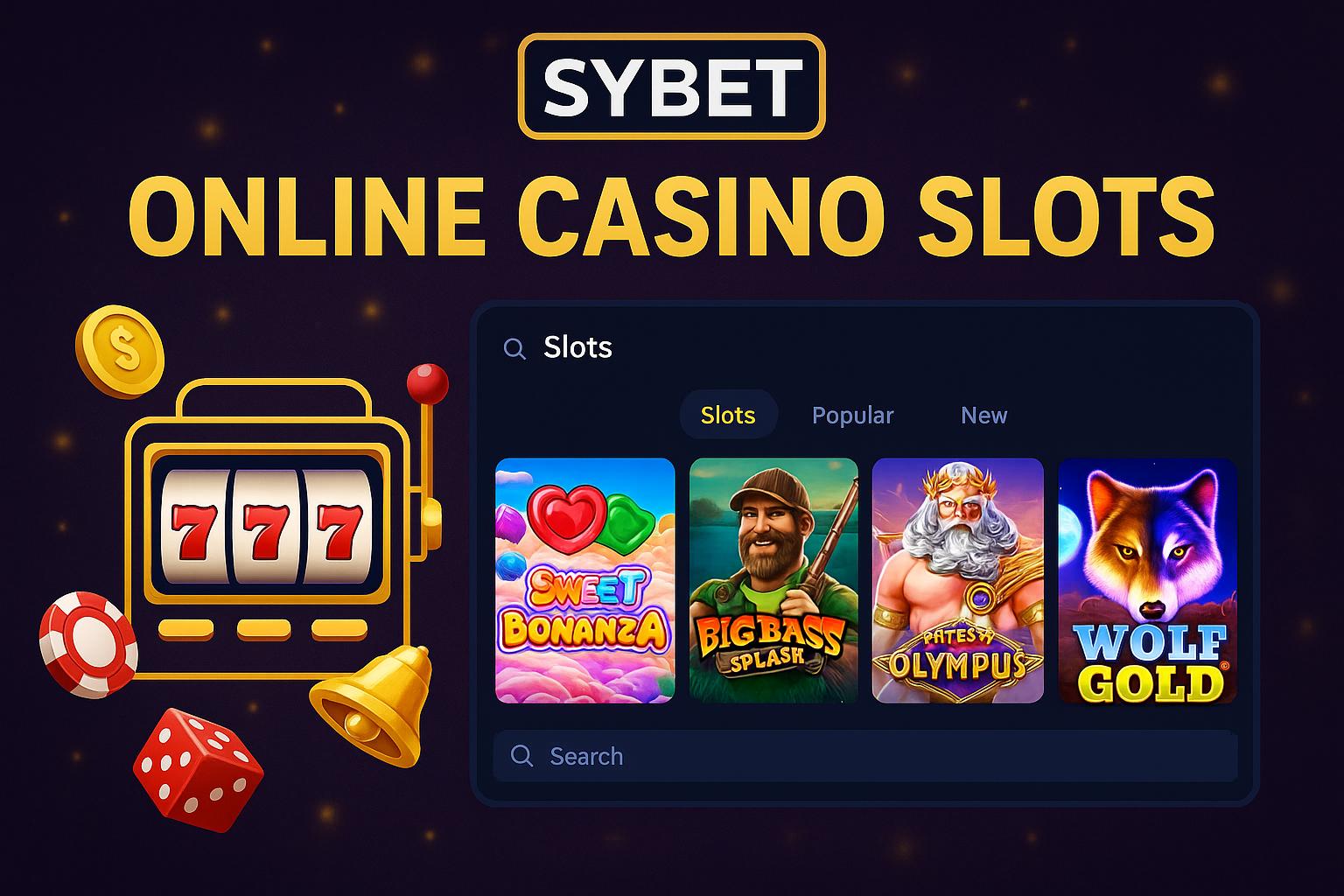 Jogos de Slot no Casino Online SYBET